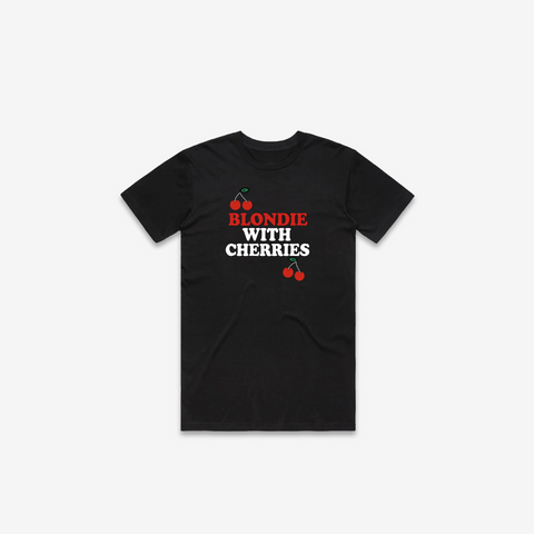 Blondie With Cherries T-Shirt - @derekdeso & @sophiaadeso